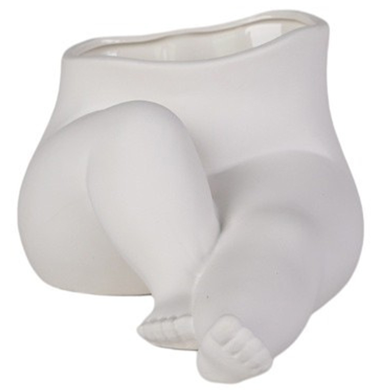 Ваза Sculpture Vase 5 Белый Ваза Sculpture Vase 5 Белый в Рязани | Loft Concept