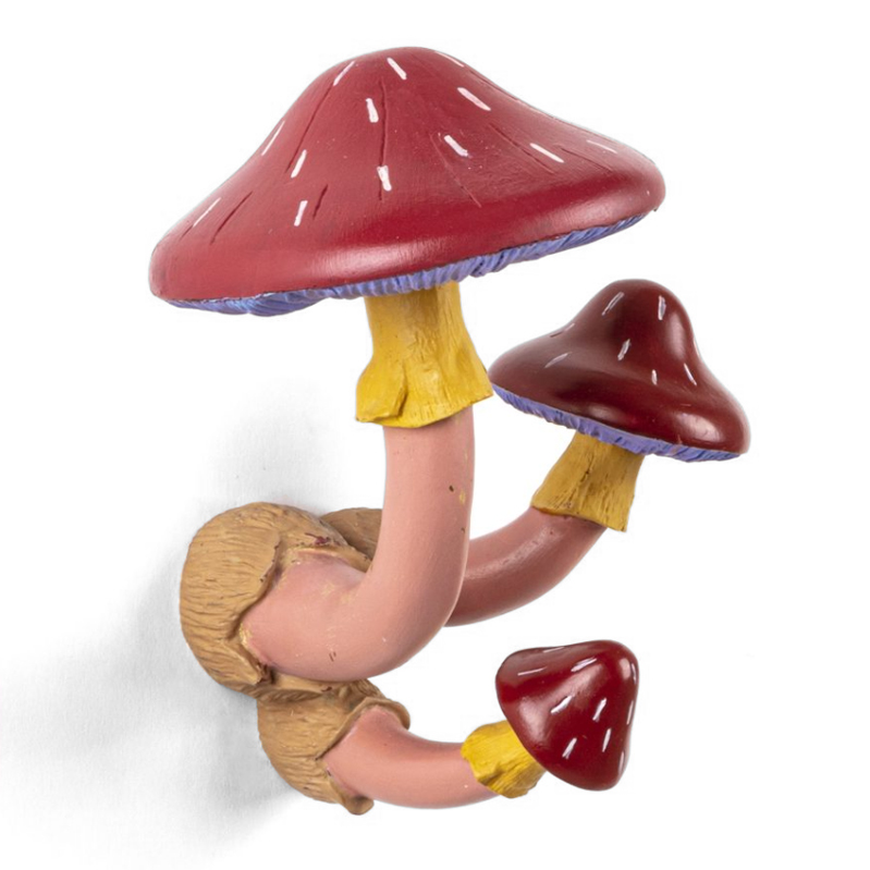 Аксессуар Seletti Hangers Mushroom Coloured Красный Аксессуар Seletti Hangers Mushroom Coloured Красный в Рязани | Loft Concept