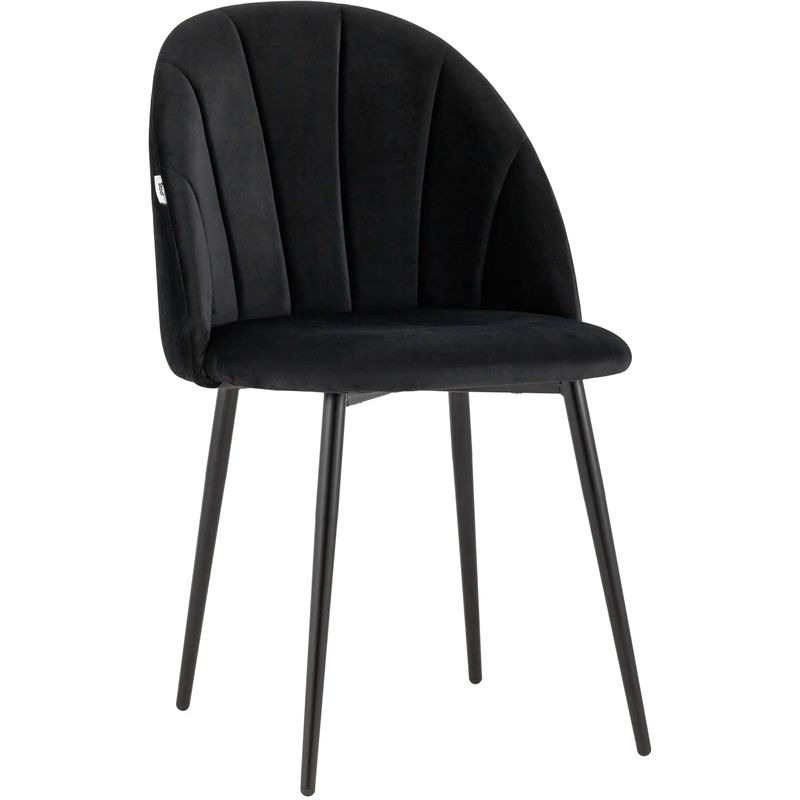Стул Balsari S Chair Черный Велюр Черный Стул Balsari S Chair Черный Велюр Черный в Рязани | Loft Concept