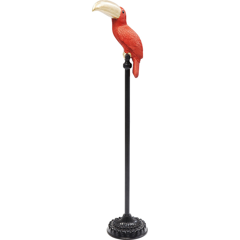 Статуэтка Red Tukan on a stand Красный Статуэтка Red Tukan on a stand Красный в Рязани | Loft Concept