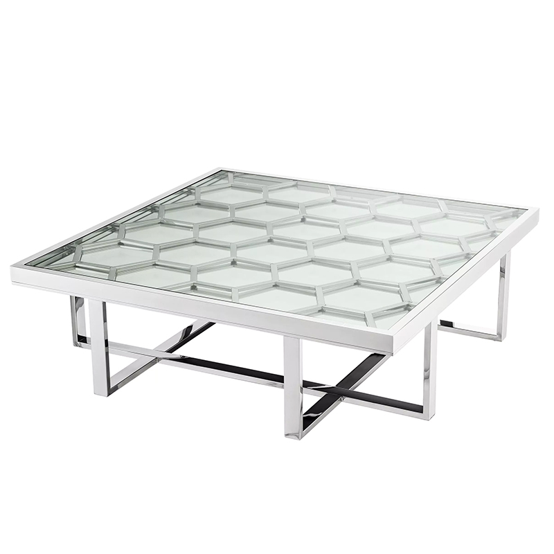 Кофейный стол Philipp Plein Coffee Table Skeleton Chrome Хром Прозрачное Стекло Кофейный стол Philipp Plein Coffee Table Skeleton Chrome Хром Прозрачное Стекло в Рязани | Loft Concept