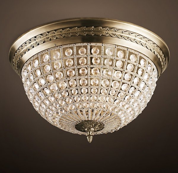 Потолочный светильник RH 19th c. Casbah Crystal Top 60 Темная бронза винтаж Потолочный светильник RH 19th c. Casbah Crystal Top 60 Темная бронза винтаж в Рязани | Loft Concept