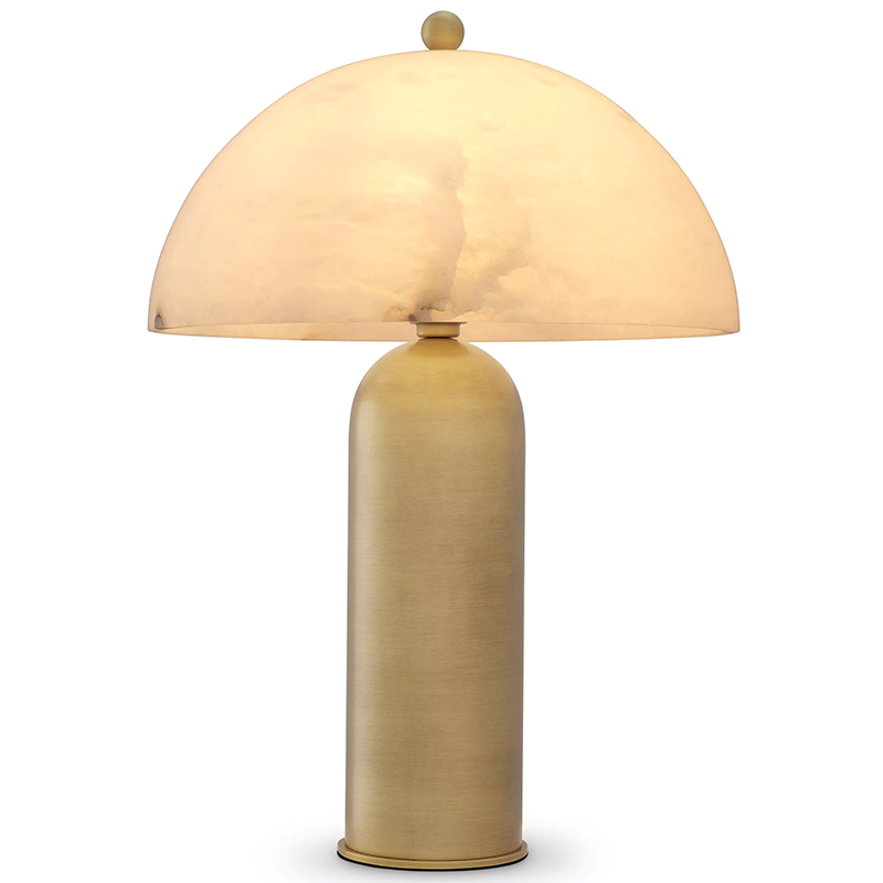 Настольная лампа Eichholtz Table Lamp Lorenza Белый Латунь Настольная лампа Eichholtz Table Lamp Lorenza Белый Латунь в Рязани | Loft Concept