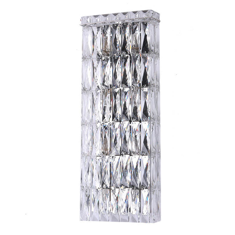 Бра Crystal Regena Chrome Wall Lamp 8 Хром Прозрачный (Transparent) Бра Crystal Regena Chrome Wall Lamp 8 Хром Прозрачный (Transparent) в Рязани | Loft Concept