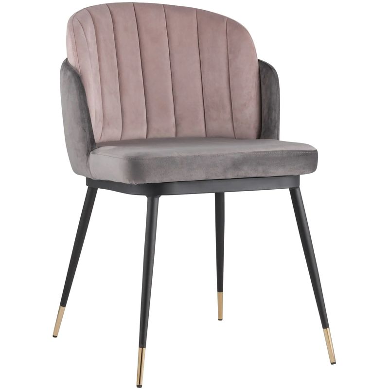 Стул Penelope Chair Серый цвет Розовый пастельный Серый Стул Penelope Chair Серый цвет Розовый пастельный Серый в Рязани | Loft Concept