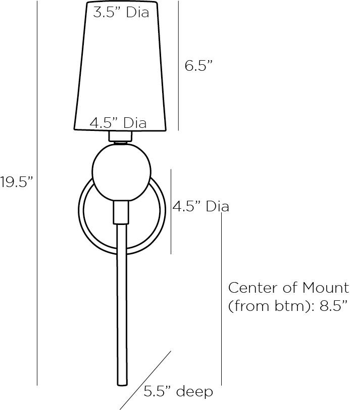 Бра Arteriors MENDEE SCONCE Бра Arteriors MENDEE SCONCE в Рязани