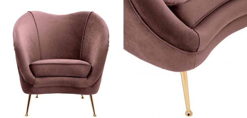 Кресло Eichholtz Chair Cambiano Rose Кресло Eichholtz Chair Cambiano Rose - Loft-Concept в Рязани