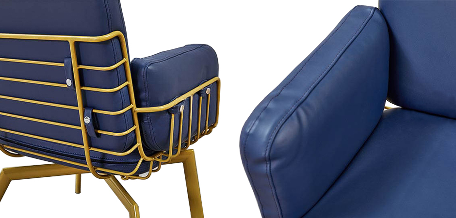 Кресло Frankie Armchair blue Кресло Frankie Armchair blue - Loft-Concept в Рязани