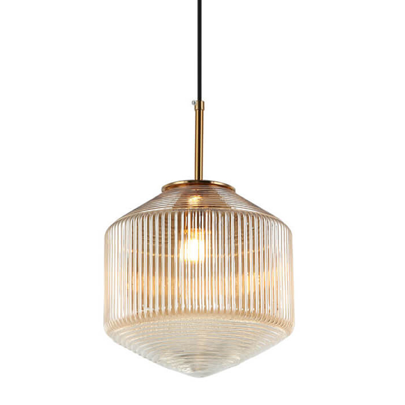 Подвесной светильник Clear Glass Pendant gold Бронза Золотой Подвесной светильник Clear Glass Pendant gold Бронза Золотой в Рязани | Loft Concept