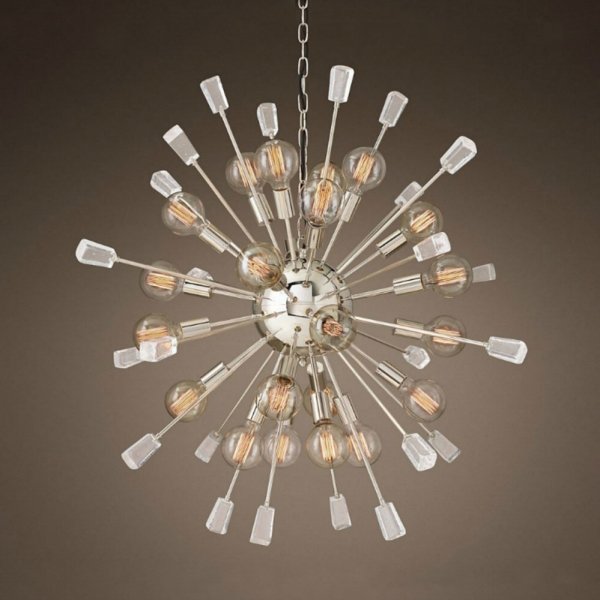 Люстра Eichholtz Tivoli Chandelier Nickel Хром Люстра Eichholtz Tivoli Chandelier Nickel Хром в Рязани | Loft Concept
