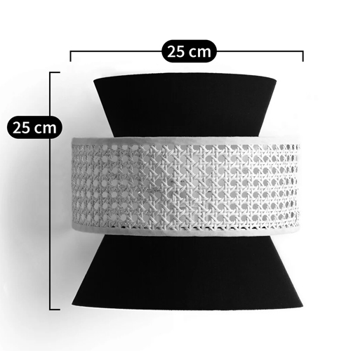 Бра с плетеным декором из ротанга Bonnie Wicker Blue Wall Lamp Бра с плетеным декором из ротанга Bonnie Wicker Blue Wall Lamp в Рязани