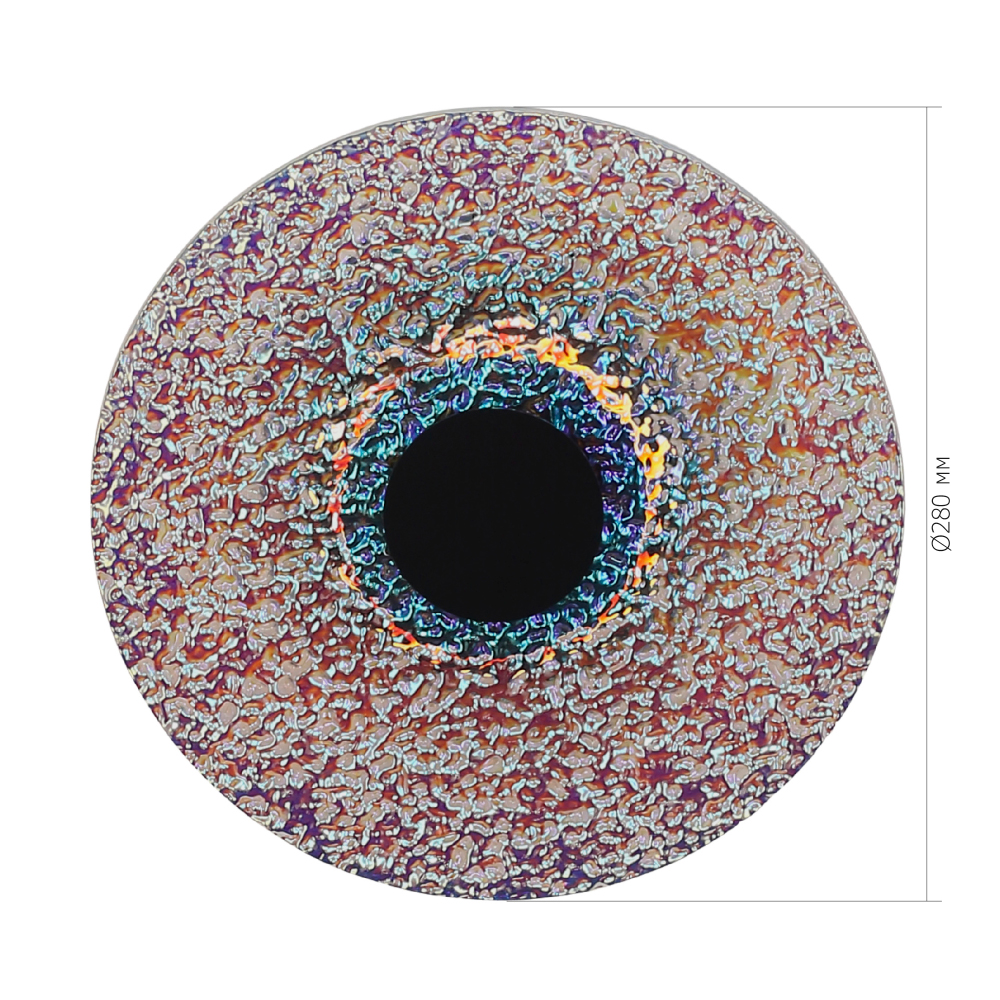 Подвесной светильник из фактурного двойного стекла Heterochromia в Рязани