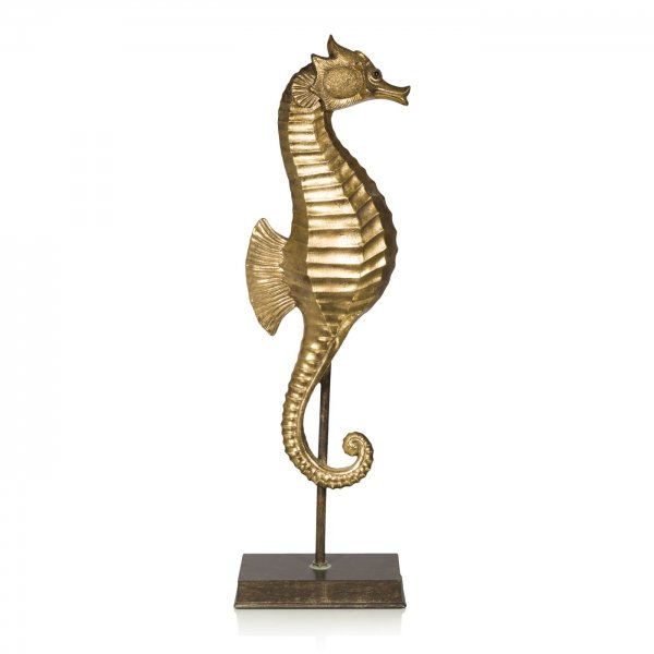 Декоративная фигурка Sea Horse Золотой Декоративная фигурка Sea Horse Золотой в Рязани | Loft Concept