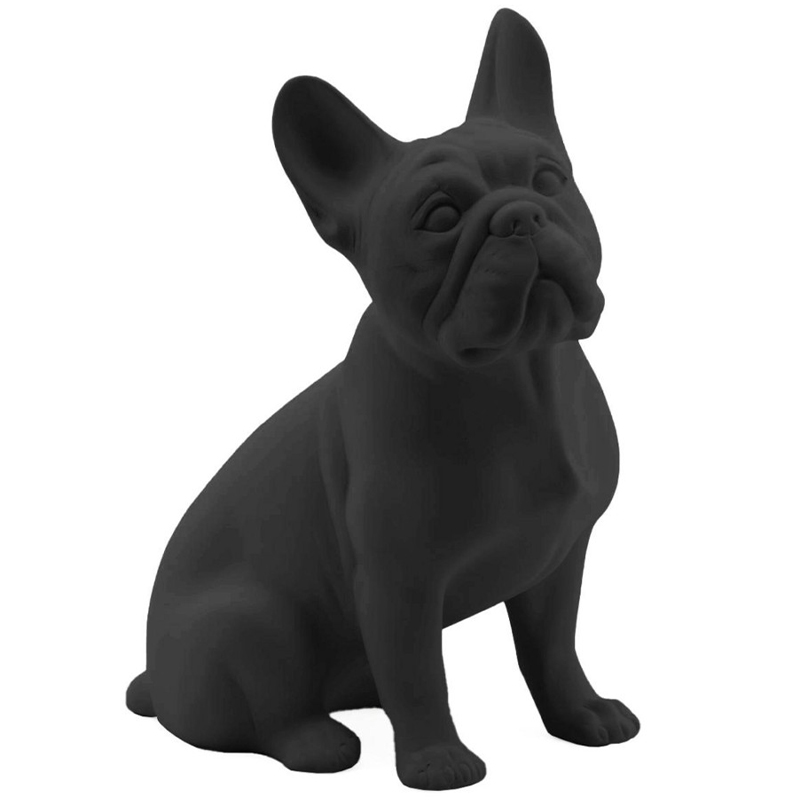 Статуэтка Abhika French Bulldog Black Matt Черный Статуэтка Abhika French Bulldog Black Matt Черный в Рязани | Loft Concept
