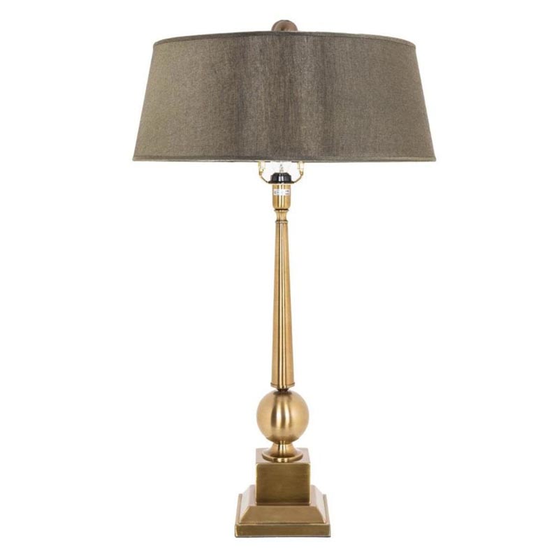 Настольная лампа Neville Table Lamp Латунь Бронза Настольная лампа Neville Table Lamp Латунь Бронза в Рязани | Loft Concept