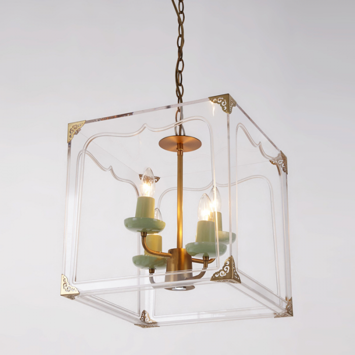 Люстра Glass Clear Cube  в Рязани | Loft Concept 