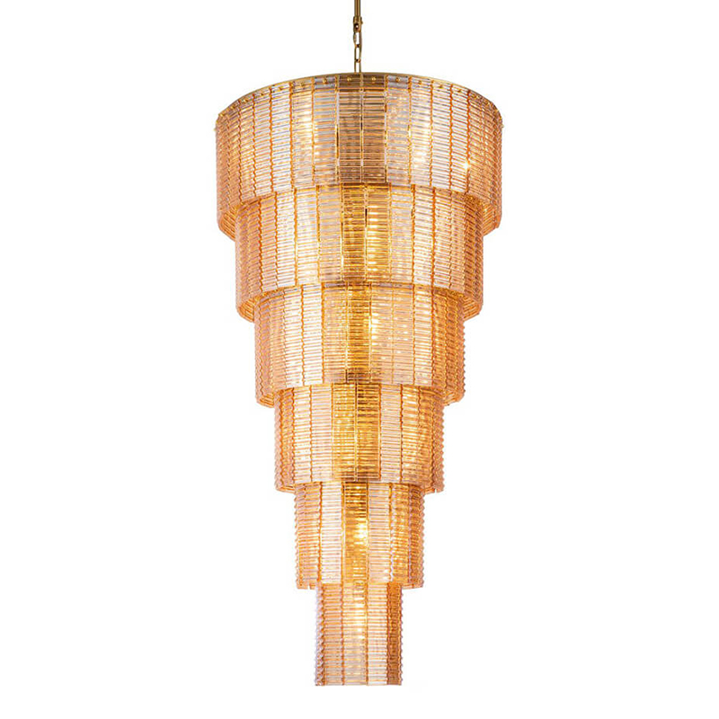Люстра Branwen Amber Chandelier 71 Золотой Янтарный Люстра Branwen Amber Chandelier 71 Золотой Янтарный в Рязани | Loft Concept