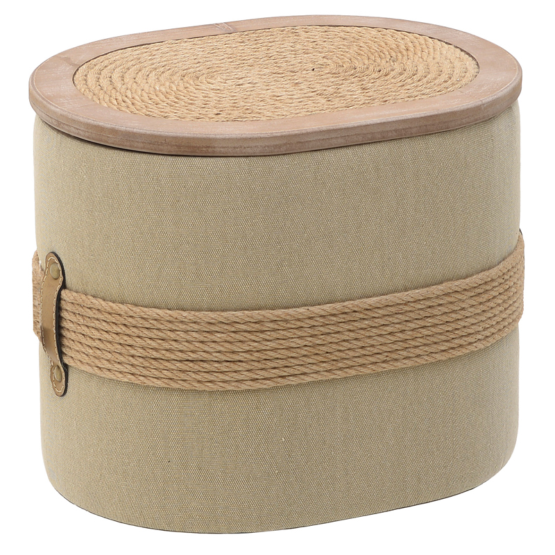 Пуф-бокс Soledad Pouf Бежево-серый Пуф-бокс Soledad Pouf Бежево-серый в Рязани | Loft Concept