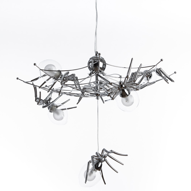 Потолочный светильник Паук Spiders lamp 6 Серебряный Потолочный светильник Паук Spiders lamp 6 Серебряный в Рязани | Loft Concept