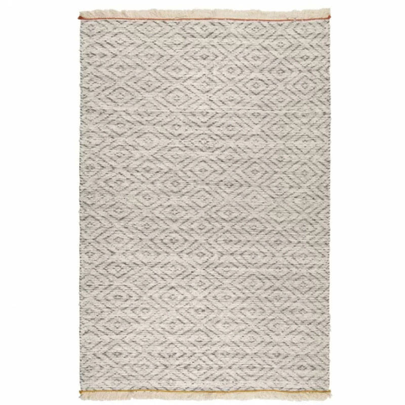 Ковер Mainyas Carpet 100% хлопок Белый Синий Ковер Mainyas Carpet 100% хлопок Белый Синий в Рязани | Loft Concept