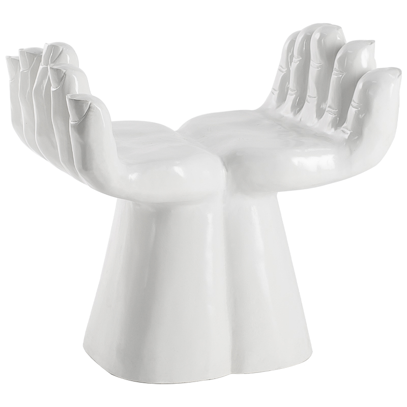 Табурет Hands Stool Белый в Рязани | Loft Concept 