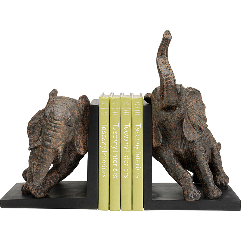 Держатель для книг Elephants Коричневый Держатель для книг Elephants Коричневый в Рязани | Loft Concept