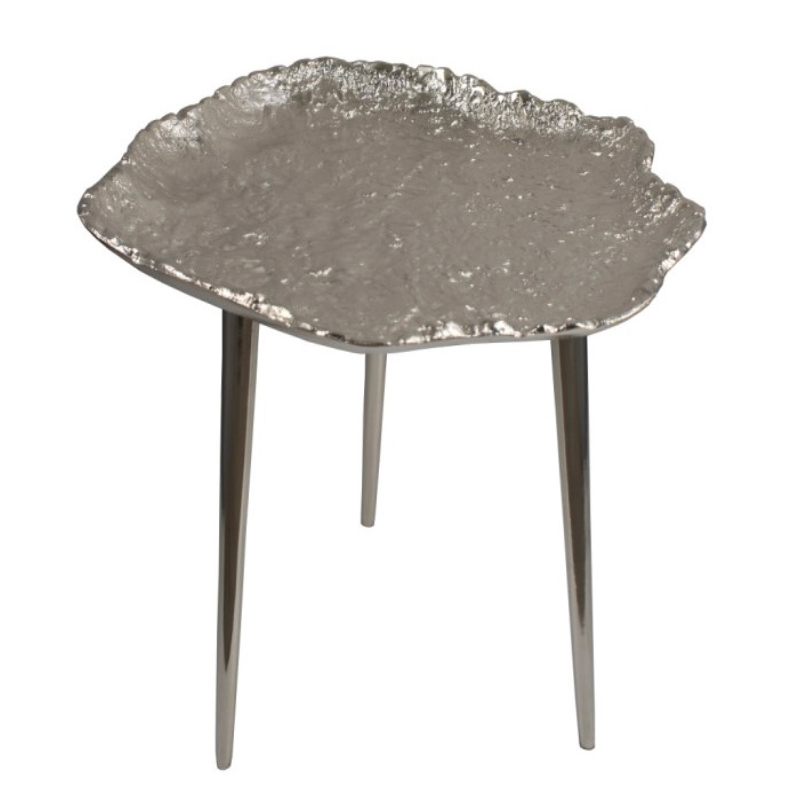 Приставной стол Edmundo Side Table Серебряный Приставной стол Edmundo Side Table Серебряный в Рязани | Loft Concept
