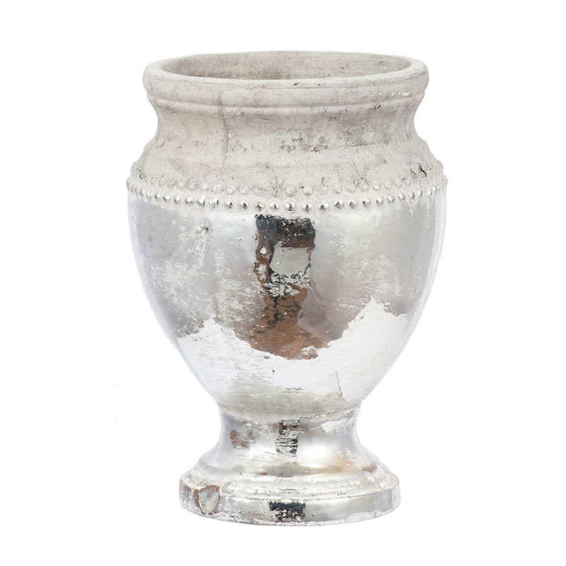 Ваза Vase Argenta Cup silver 28 Серебряный Ваза Vase Argenta Cup silver 28 Серебряный в Рязани | Loft Concept