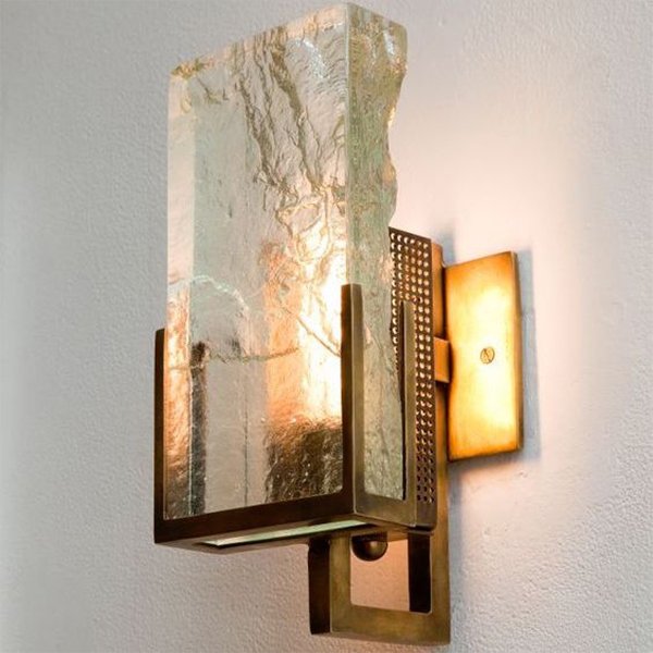 Бра Lianne Gold Glass Sconce Латунь Бра Lianne Gold Glass Sconce Латунь в Рязани | Loft Concept