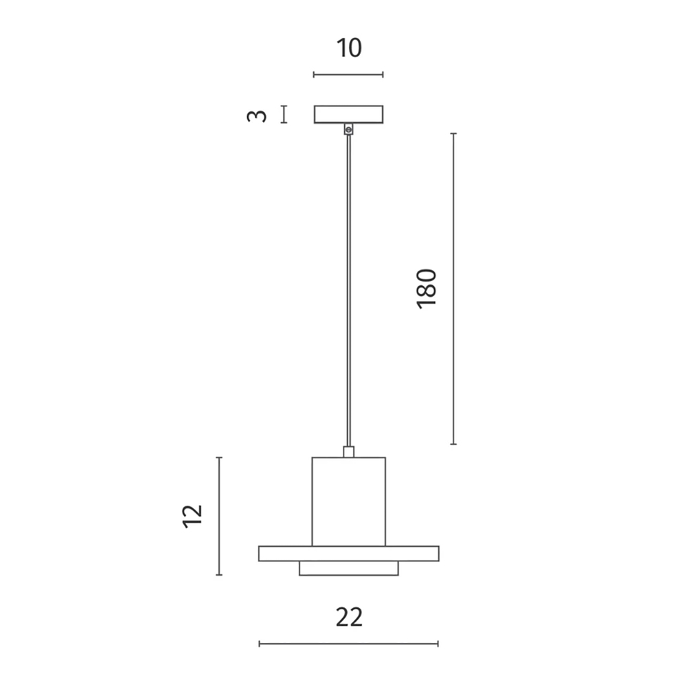 Подвесной светильник Douro Light белый мрамор в Рязани