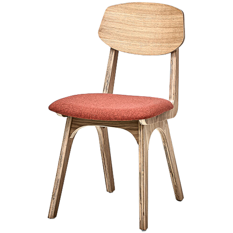 Стул Ailde Stool coral Древесина Коралловый Стул Ailde Stool coral Древесина Коралловый в Рязани | Loft Concept
