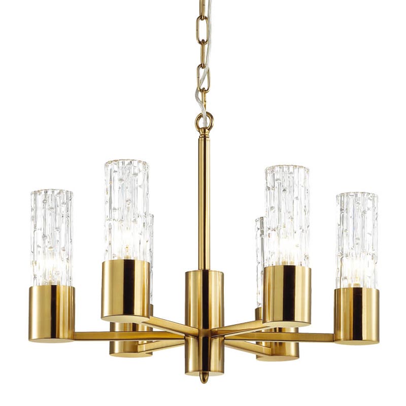 Люстра Lorinda Chandelier Прозрачный (Transparent) Золотой Люстра Lorinda Chandelier Прозрачный (Transparent) Золотой в Рязани | Loft Concept
