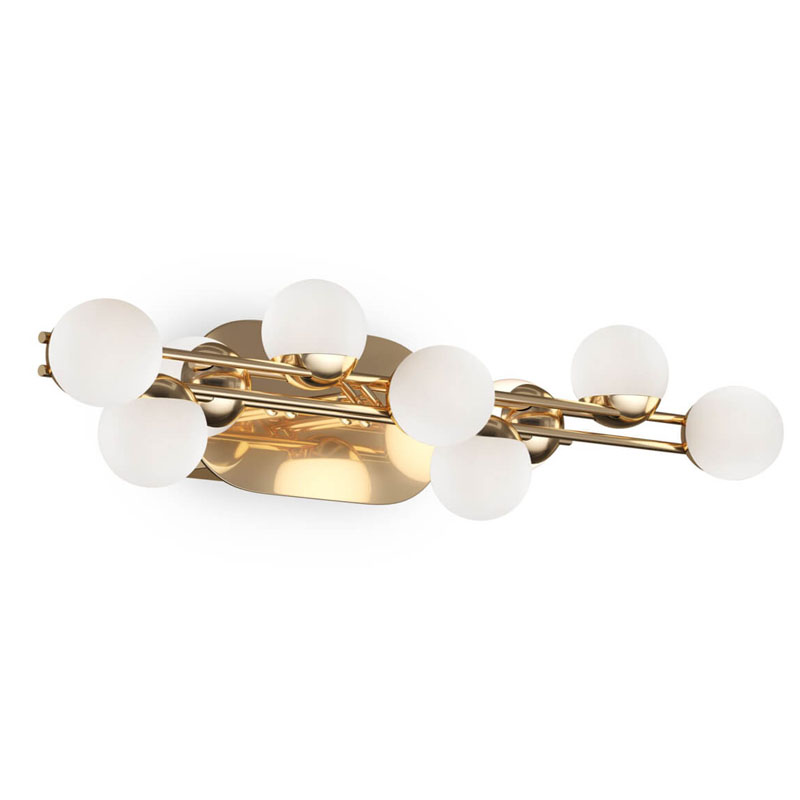 Бра Berries Chandelier horizontal Золотой Белый Бра Berries Chandelier horizontal Золотой Белый в Рязани | Loft Concept