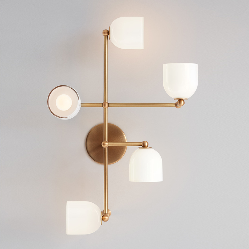Бра Edie Sconce white Латунь Белый Бра Edie Sconce white Латунь Белый в Рязани | Loft Concept