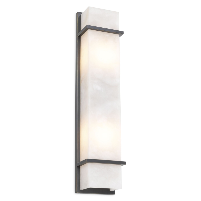 Бра Eichholtz Wall Lamp Spike L Темная бронза Белый в Рязани | Loft Concept 