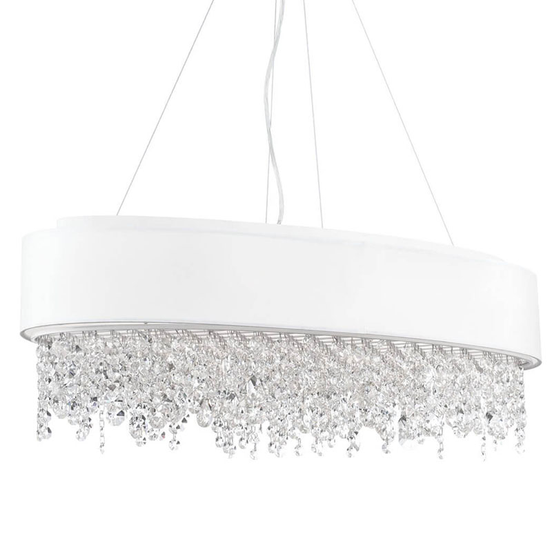 Люстра Maurin Diamond Rain Chandelier Белый Люстра Maurin Diamond Rain Chandelier Белый в Рязани | Loft Concept
