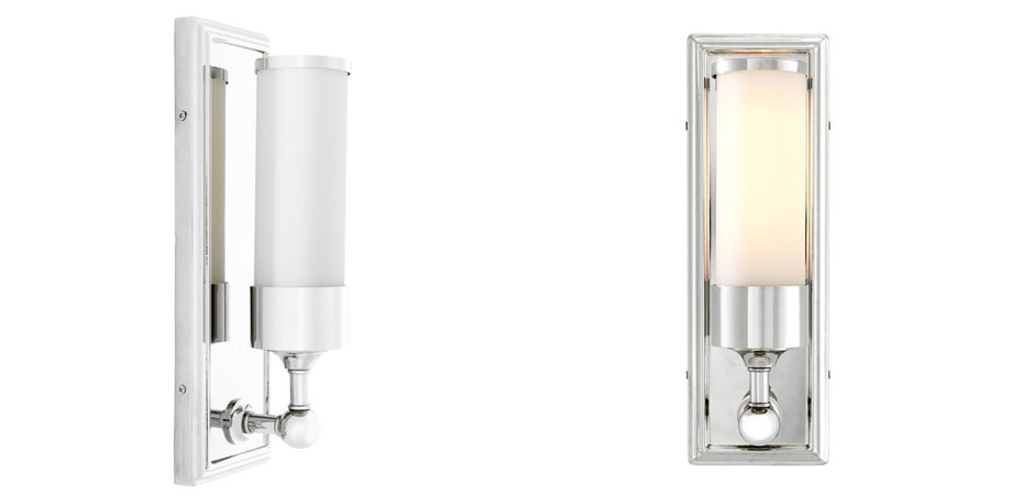 Бра Eichholtz Wall Lamp Valentine Nickel Бра Eichholtz Wall Lamp Valentine Nickel - Loft-Concept в Рязани