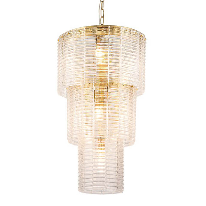 Люстра Branwen Chandelier 41 Золотой Прозрачный Люстра Branwen Chandelier 41 Золотой Прозрачный в Рязани | Loft Concept