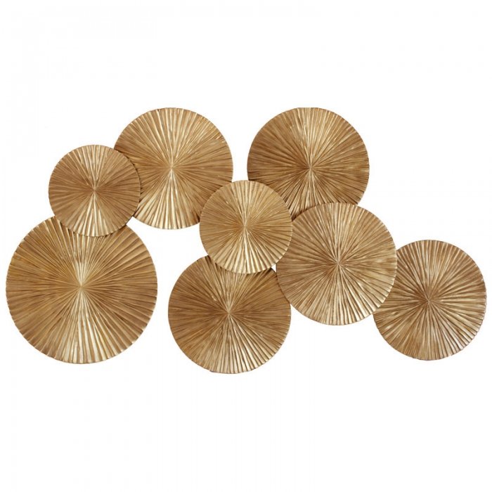 Арт-объект Apollo Gold Wall Plaque Disc Золотой Арт-объект Apollo Gold Wall Plaque Disc Золотой в Рязани | Loft Concept