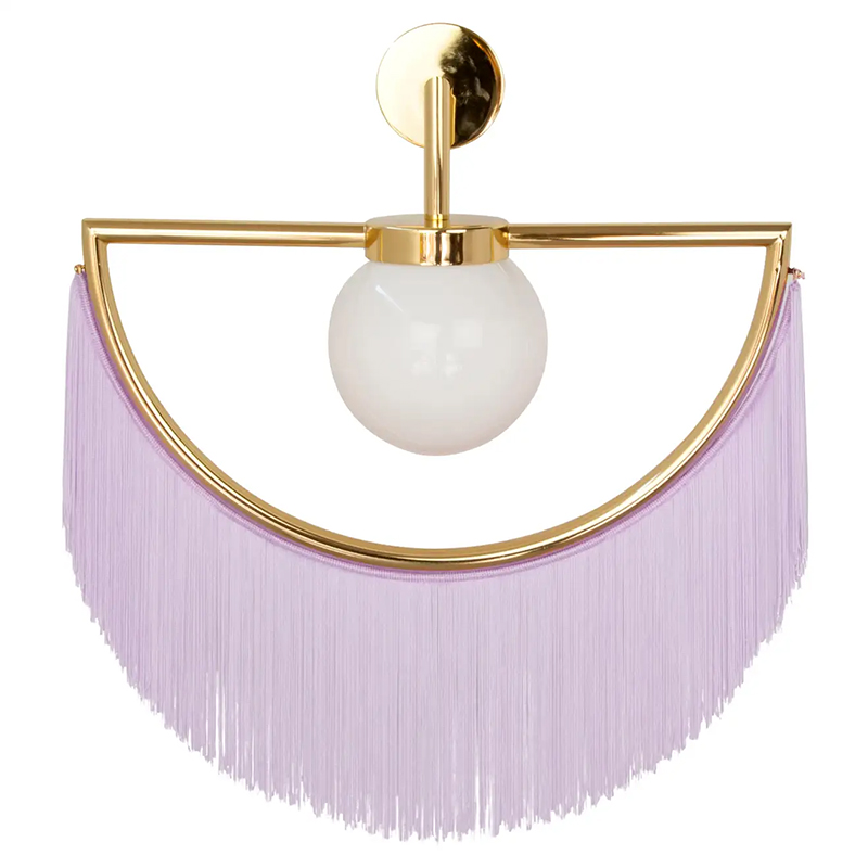 Бра Wink Wall Lamp by Masquespacio for Houtique Lila Золотой Сиреневый Бра Wink Wall Lamp by Masquespacio for Houtique Lila Золотой Сиреневый в Рязани | Loft Concept