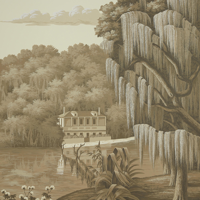 Обои ручная роспись North American River Views Sepia on scenic paper Обои ручная роспись North American River Views Sepia on scenic paper в Рязани | Loft Concept