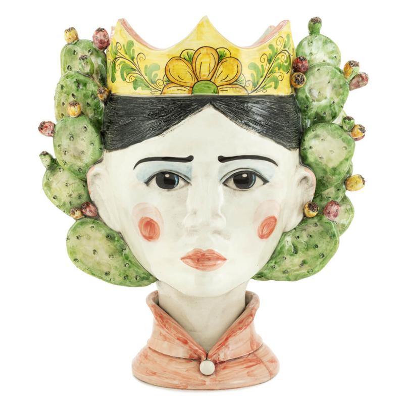 Ваза VASE HEAD LADY SICILY Мульти Ваза VASE HEAD LADY SICILY Мульти в Рязани | Loft Concept