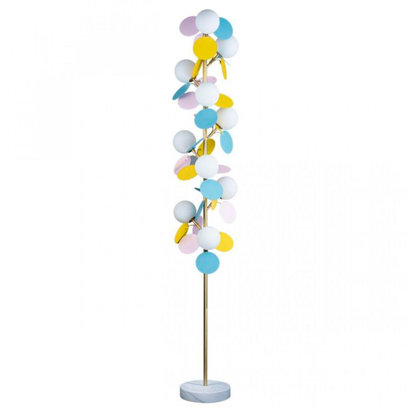 Торшер MATISSE Floor Lamp multicolor Мульти Золотой Белый Торшер MATISSE Floor Lamp multicolor Мульти Золотой Белый в Рязани | Loft Concept