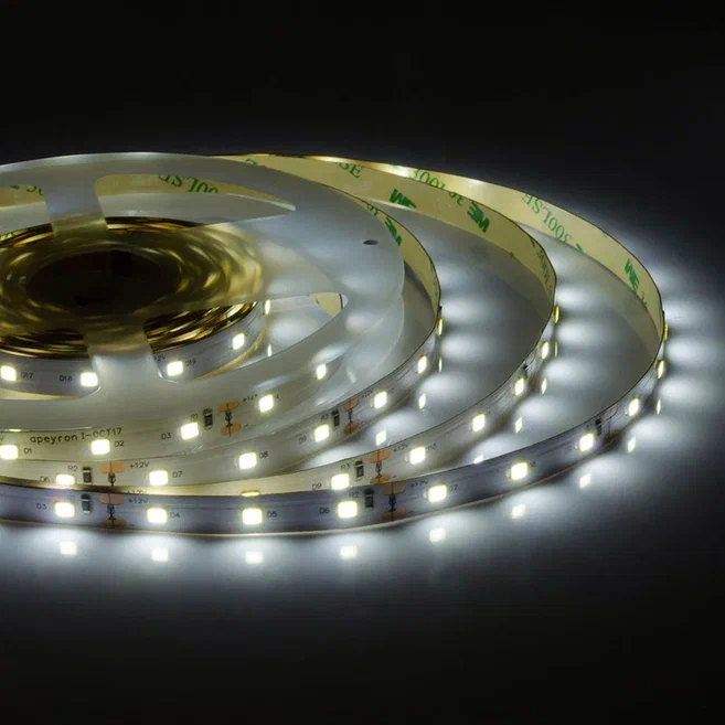 Светодиодная лента 9,6W/m 60LED/m 2835SMD холодный белый Белый в Рязани | Loft Concept 