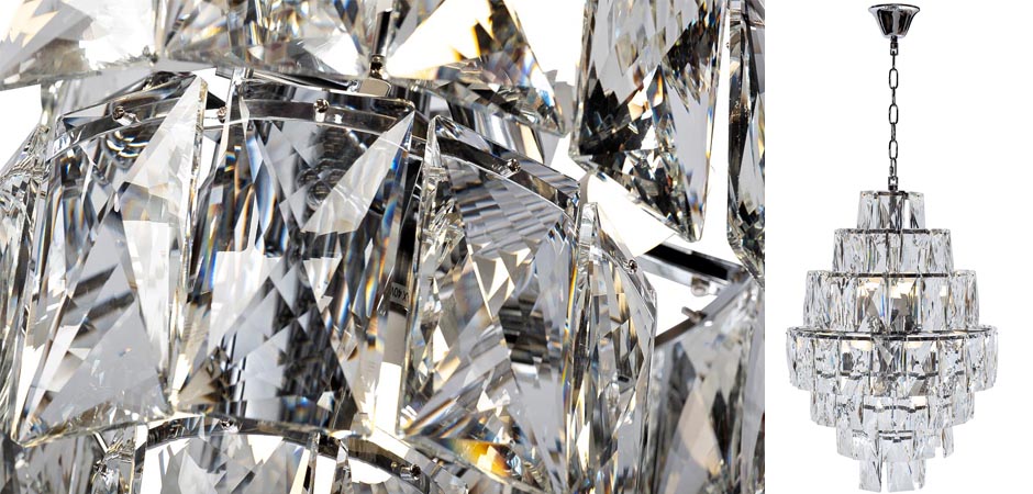 Люстра Tiers Crystal Light Chandelier 16 Люстра Tiers Crystal Light Chandelier 16 - Loft-Concept в Рязани