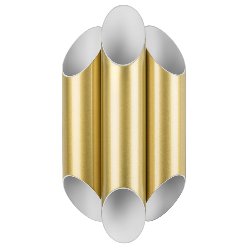 Бра Garbi Trio Gold Pipe Organ Sconce Золотой Белый Бра Garbi Trio Gold Pipe Organ Sconce Золотой Белый в Рязани | Loft Concept