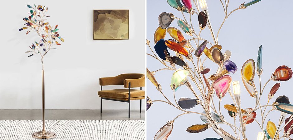 Торшер Sprigs of Agate Floor Lamp Торшер Sprigs of Agate Floor Lamp - Loft-Concept в Рязани