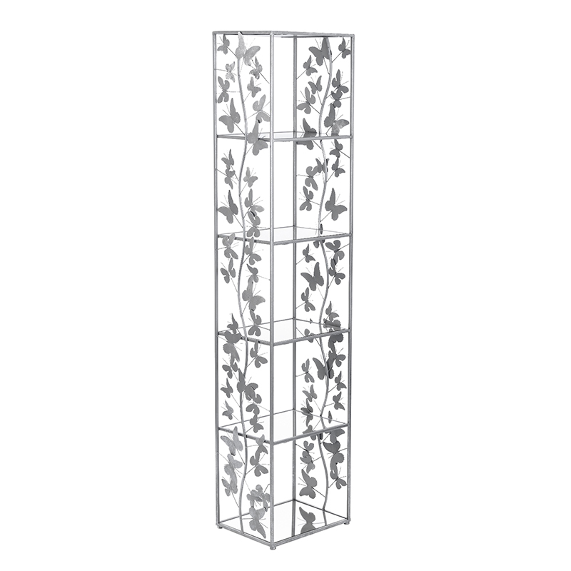 Стеллаж Silver Butterfly Серебряный Стеллаж Silver Butterfly Серебряный в Рязани | Loft Concept