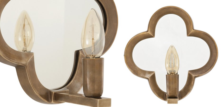 Бра Eichholtz Wall Lamp West Lake Brass - Loft-Concept в Рязани