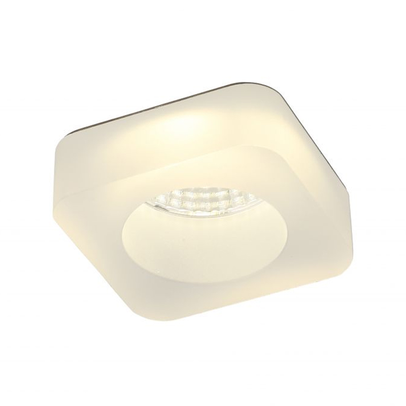 Квадратный светодиодный спот Embedded Light White Белый Квадратный светодиодный спот Embedded Light White Белый в Рязани | Loft Concept